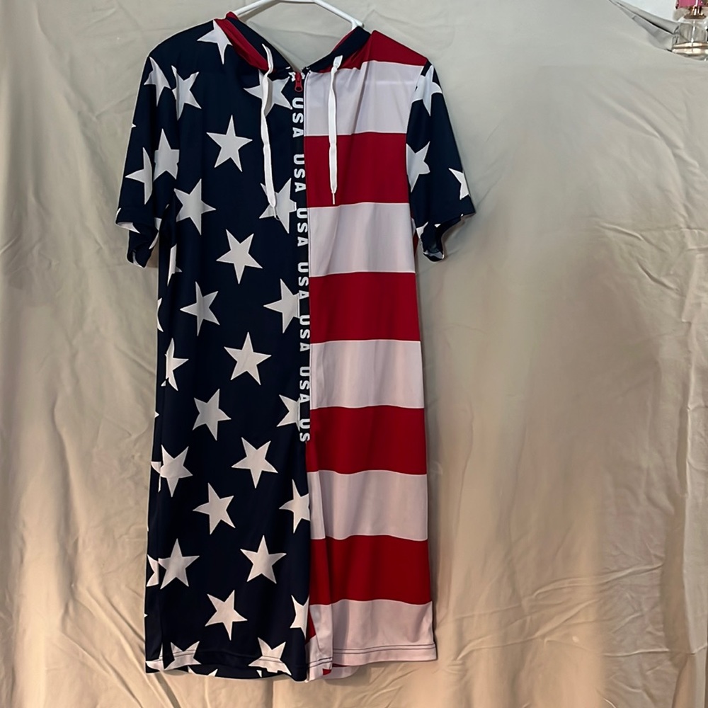 Four of July male romper